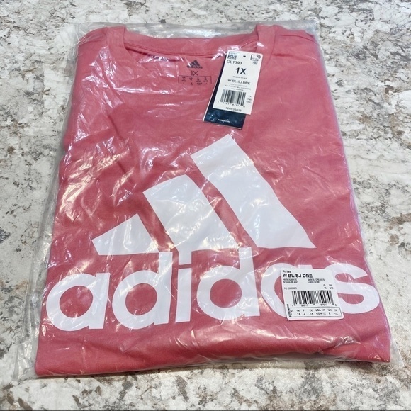 Adidas Dress Essentials Logo Spell out Pink - Picture 3 of 3